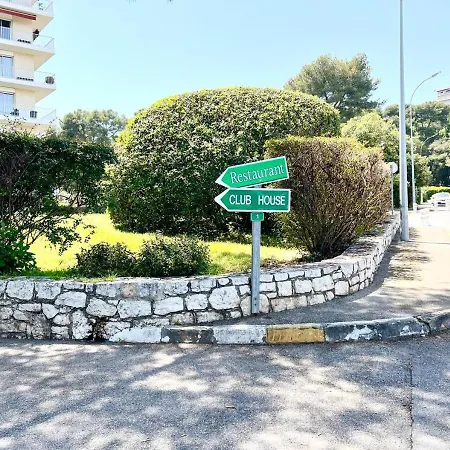 Appt 2 Bd-4 Pers-pool Wifi Tennis Park-sea View Lägenhet Cagnes-sur-Mer