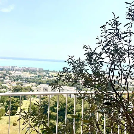 Appt 2 Bd-4 Pers-pool Wifi Tennis Park-sea View Cagnes-sur-Mer