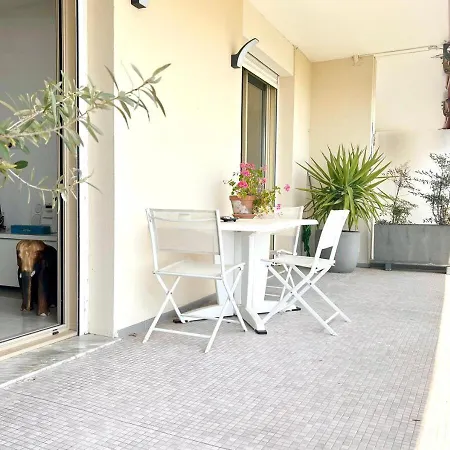 Appt 2 Bd-4 Pers-pool Wifi Tennis Park-sea View * Cagnes-sur-Mer